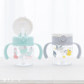 Japan Sanrio Original Richell Straw Mug - Sanrio Baby Colorful - 6