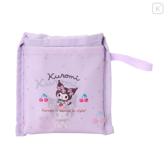 Japan Sanrio Original Lunch Eco Bag - Kuromi - 3