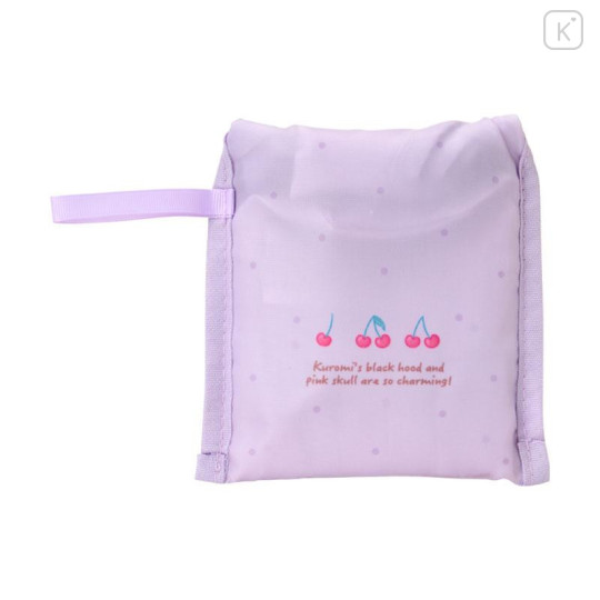 Japan Sanrio Original Lunch Eco Bag - Kuromi - 4