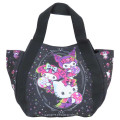 Japan Sanrio Lunch Bag - Hello Kitty & Kuromi & My Melody : Crystal - 1