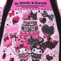 Japan Sanrio Printed Tote Bag - My Melody 50th Anniversary & Kuromi 20th Anniversary Cake - 4