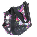 Japan Sanrio Printed Tote Bag - Hello Kitty & Kuromi & My Melody : Crystal - 2