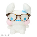 Japan Sanrio Original Plush Glasses Stand - Cinnamoroll : Plump Cheeks - 4