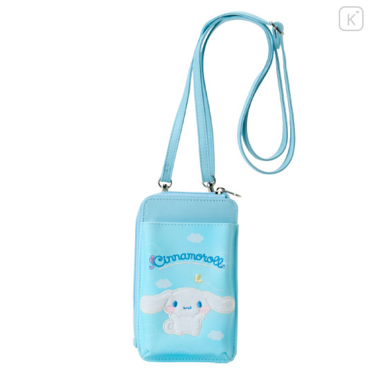 Japan Sanrio Original Smartphone Shoulder Bag - Cinnamoroll : Plump Cheeks - 1