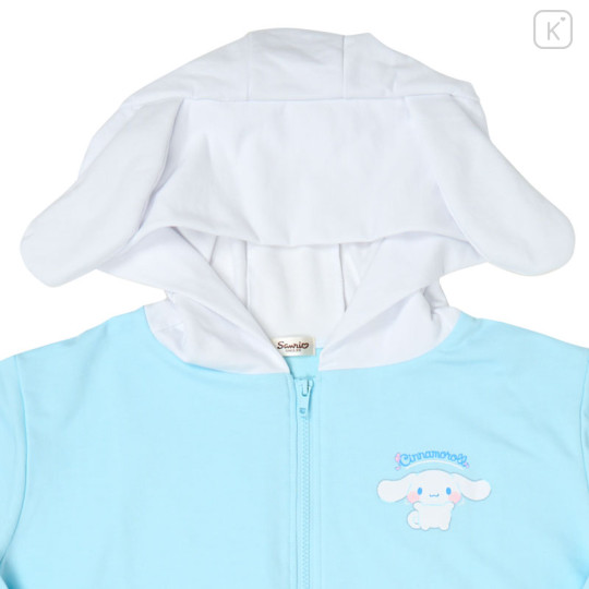 Japan Sanrio Original Zip-up Hoodie - Cinnamoroll : Plump Cheeks - 2