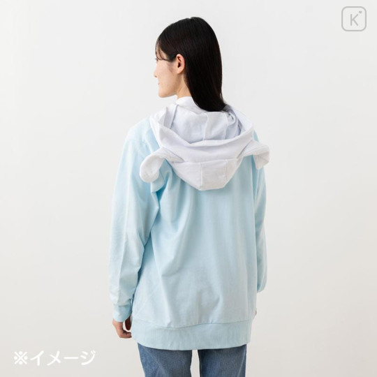 Japan Sanrio Original Zip-up Hoodie - Cinnamoroll : Plump Cheeks - 5