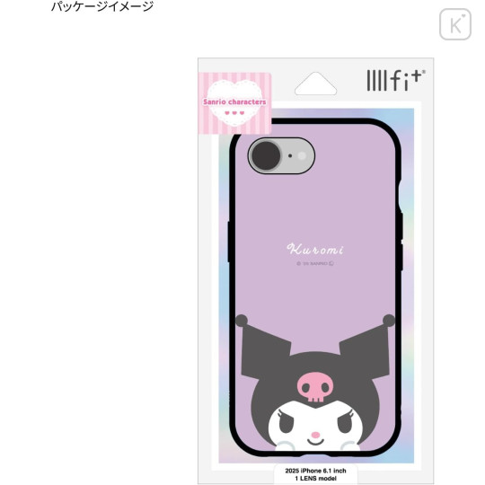 Japan Sanrio IIIIfit iPhone 16e Case - Kuromi - 6