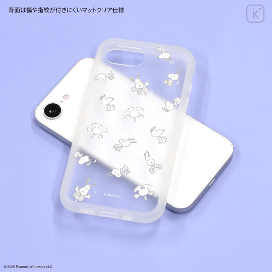 Japan Peanuts IIIIfit Plump Frame iPhone 16e Case - Snoopy : All Over - 2