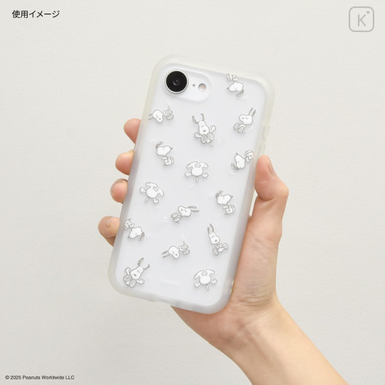 Japan Peanuts IIIIfit Plump Frame iPhone 16e Case - Snoopy : All Over - 5