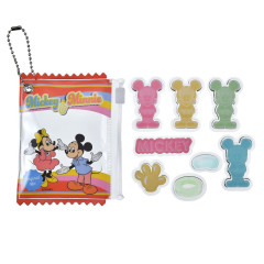 Japan Disney Store Die-cut Sticker Collection With Case - Mickey Mouse & Minnie Mouse : Candy