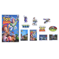 Japan Disney Store Seal Sticker Set - Toy Story : VHS Style Box