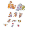 Japan Disney Store Clear Sticker Collection - Characters Hug - 4