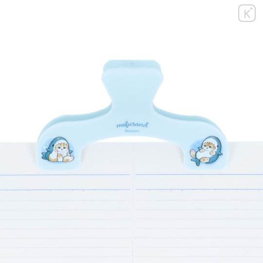 Japan Mofusand Ukanmuri Book Clip - Shark Cat - 4