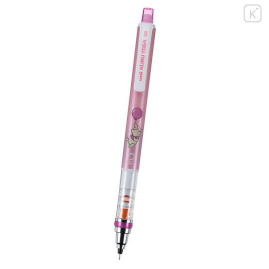 Japan Disney Store Kuru Toga Mechanical Pencil - Pooh : Pink Balloon - 2