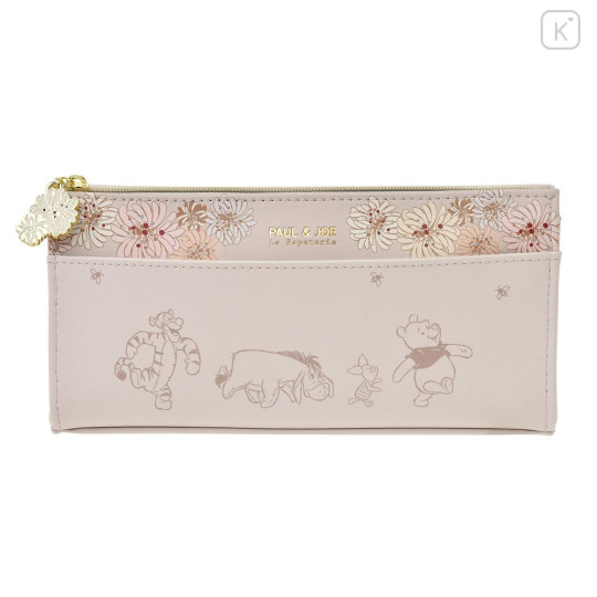 Japan Disney Store Pencil Case - Winnie the Pooh : Paul & Joe La Papeterie Chrysanthemum - 1