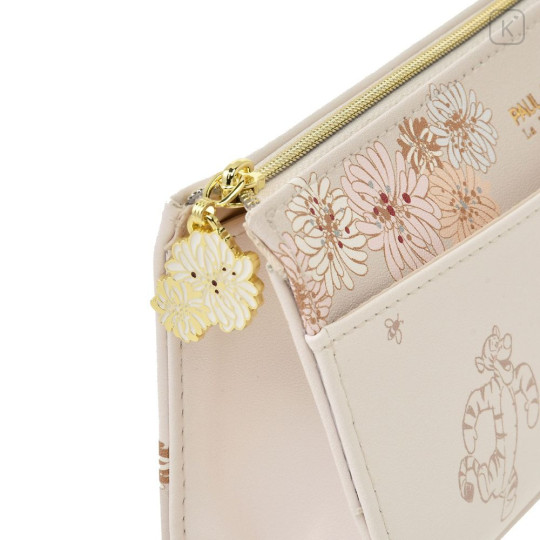 Japan Disney Store Pencil Case - Winnie the Pooh : Paul & Joe La Papeterie Chrysanthemum - 4