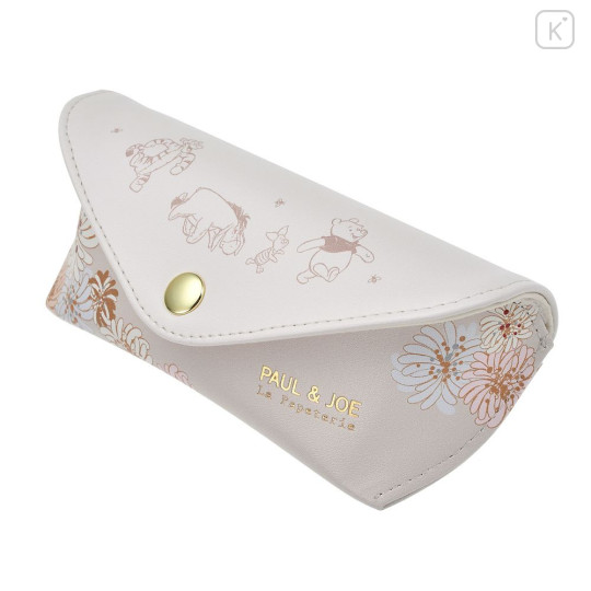 Japan Disney Store Glasses Case Set - Winnie the Pooh : Paul & Joe La Papeterie Chrysanthemum - 2