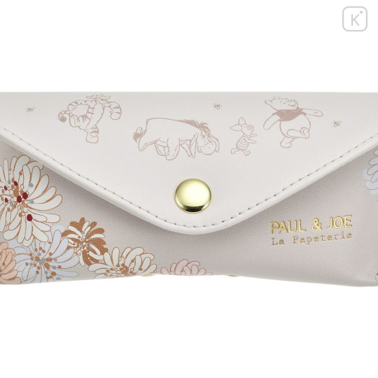 Japan Disney Store Glasses Case Set - Winnie the Pooh : Paul & Joe La Papeterie Chrysanthemum - 7
