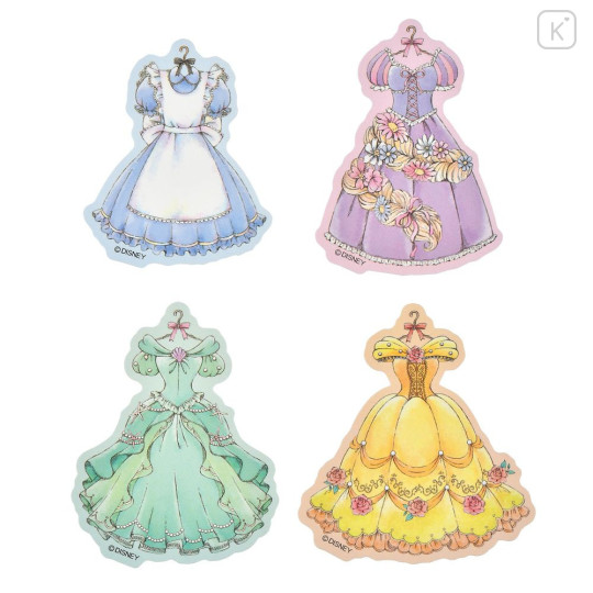 Japan Disney Store Die-cut Sticker Collection - Disney Princess : Dress - 2