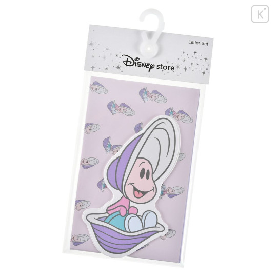 Japan Disney Store Mini Die-cut Message Card & Letter Set - Alice in Wonderland : Young Oyster - 1