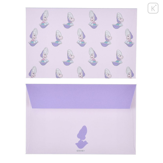 Japan Disney Store Mini Die-cut Message Card & Letter Set - Alice in Wonderland : Young Oyster - 3