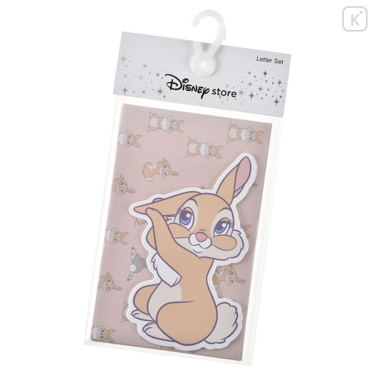 Japan Disney Store Mini Die-cut Message Card & Letter Set - Miss Bunny & Thumper - 1