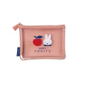 Japan Miffy Clear Pouch - Miffy : Fruits Apple Pink - 1