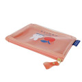 Japan Miffy Clear Pouch - Miffy : Fruits Apple Pink - 3