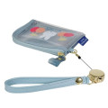 Japan Miffy Pass Case Card Holder & Coin Case & Reel - Miffy : Fruits Cherry Turquoise - 3
