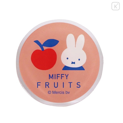 Japan Miffy Acrylic Clip - Miffy : Fruits Apple Pink - 2