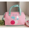 Japan Miffy Insulated Cooler Lunch Bag - Fruits Apple Pink - 1