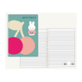Japan Miffy B6 Ring Notebook - Miffy : Fruits Cherry Turquoise - 2