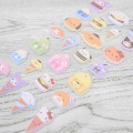 Japan Sanrio Marshmallow Stickers - Characters Food Burger Ice Cream - 2