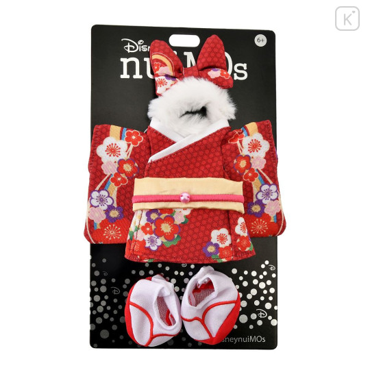 Japan Disney Store nuiMOs Plush Costume - Kimono Girl Red New Year - 5