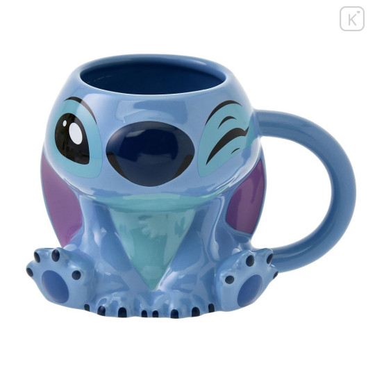 Japan Disney Store Porcelain Mug - Stitch Wink: 3D - 1