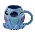Japan Disney Store Porcelain Mug - Stitch Wink: 3D - 1