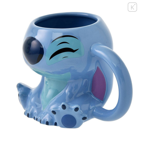 Japan Disney Store Porcelain Mug - Stitch Wink: 3D - 2