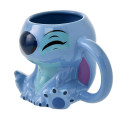 Japan Disney Store Porcelain Mug - Stitch Wink: 3D - 2