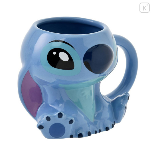 Japan Disney Store Porcelain Mug - Stitch Wink: 3D - 3