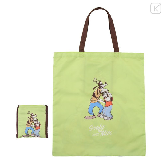 Japan Disney Store Eco Shopping Bag - Goofy : Max Green - 1