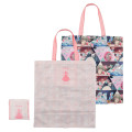 Japan Disney Store Eco Shopping Bag - Cinderella : Friends Light Pink - 1