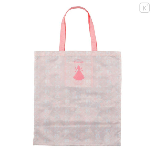 Japan Disney Store Eco Shopping Bag - Cinderella : Friends Light Pink - 2