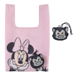 Japan Disney Store Eco Shopping Bag & Mascot Pouch - Minnie Mouse : Cat