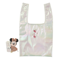 Japan Disney Store Eco Shopping Bag & Mascot Plush - Minnie Mouse : Shiny Spring Park Fashion