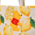 Japan Disney Store Feiler Chenille Tote Bag - Pooh : Lemon - 8