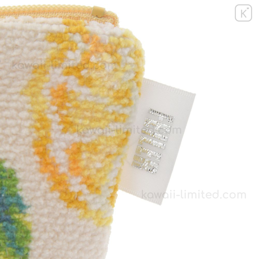 Japan Disney Store Feiler Chenille Pouch - Pooh : Lemon | Kawaii