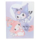 Japan Sanrio 10 Pockets A4 Clear Holder - Kuromi & My Melody : Angel Devil