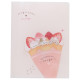 Japan Mognyan 10 Pockets A4 Clear Holder - Cat Dessert Crepe Strawberry