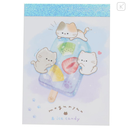 Japan Mogunyan Mini Notepad - Cat Fruits Popsicle - 1