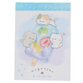 Japan Mogunyan Mini Notepad - Cat Fruits Popsicle - 1